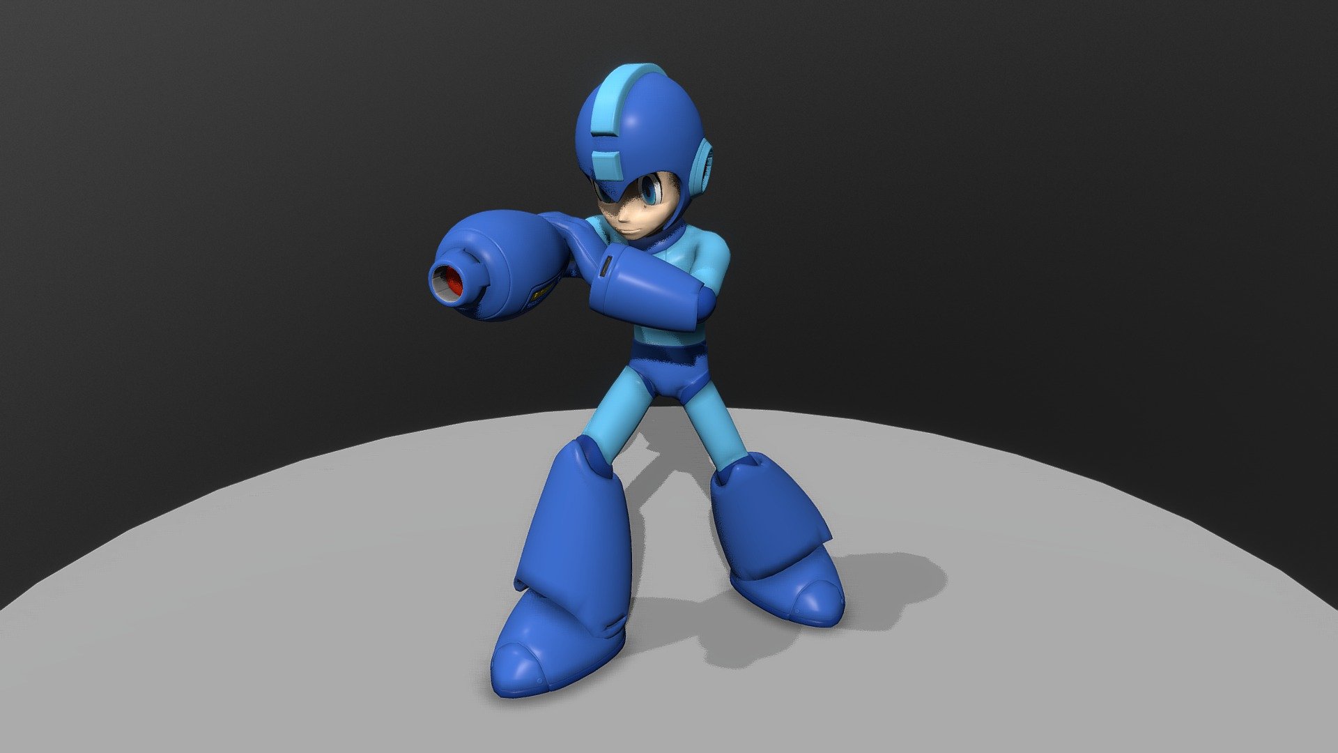 Megaman (Rockman no Japão) no design do seu novo jogo, Megaman 11 - Megaman - 3D model by Qadosh 3d model
