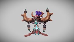 earthcaller mih(shaman) shaman, mih, character, 3d, lowpoly