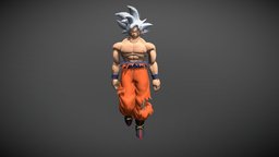 GOKU ULTRA INSTINCT with Animation other, figure, comic, hero, instinct, ultra, dragonball, statue, goku, luffy, kakarot, dragonballsuper, character, 3dprint, cartoon, game, man, anime, onepiece