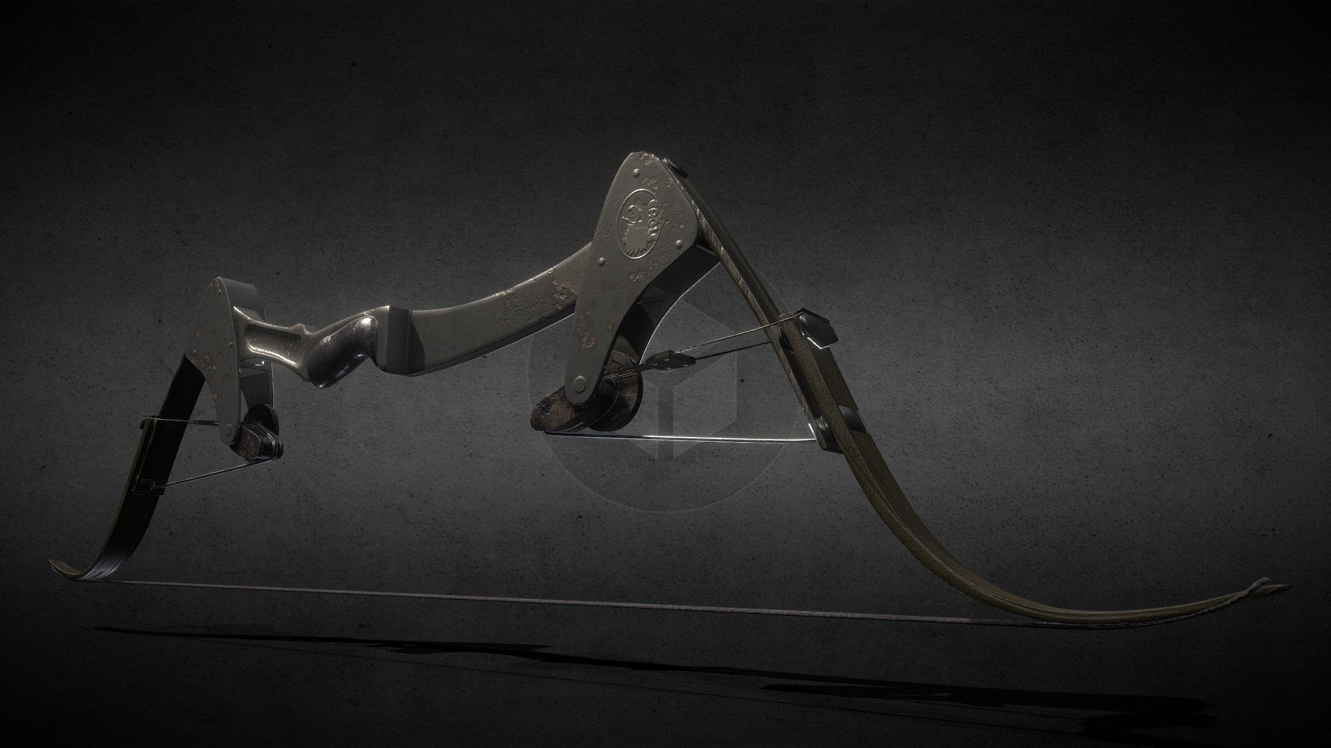 For my final month, I decided to model my favorite bow in my collection. Vintage, but highly attractive.

High resolution model for the first week.

Game resolution mesh for second week.

Textures applied. Wear added. Decals and details pending for final turn in.

Final Render with color corrections, updated UV layouts and resolution tweaks 3d model