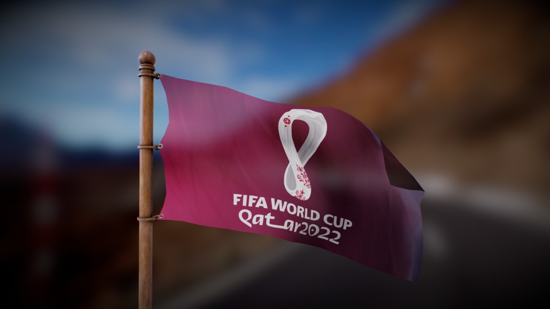 Flag waving in the wind in a looped animation

Joint Animation, perfect for any purpose
4K PBR textures

Feel free to DM me for any question of custom requests - FIFA World Cup Qatar 2022 flag - Wind Animated - Buy Royalty Free 3D model by Deftroy 3d model