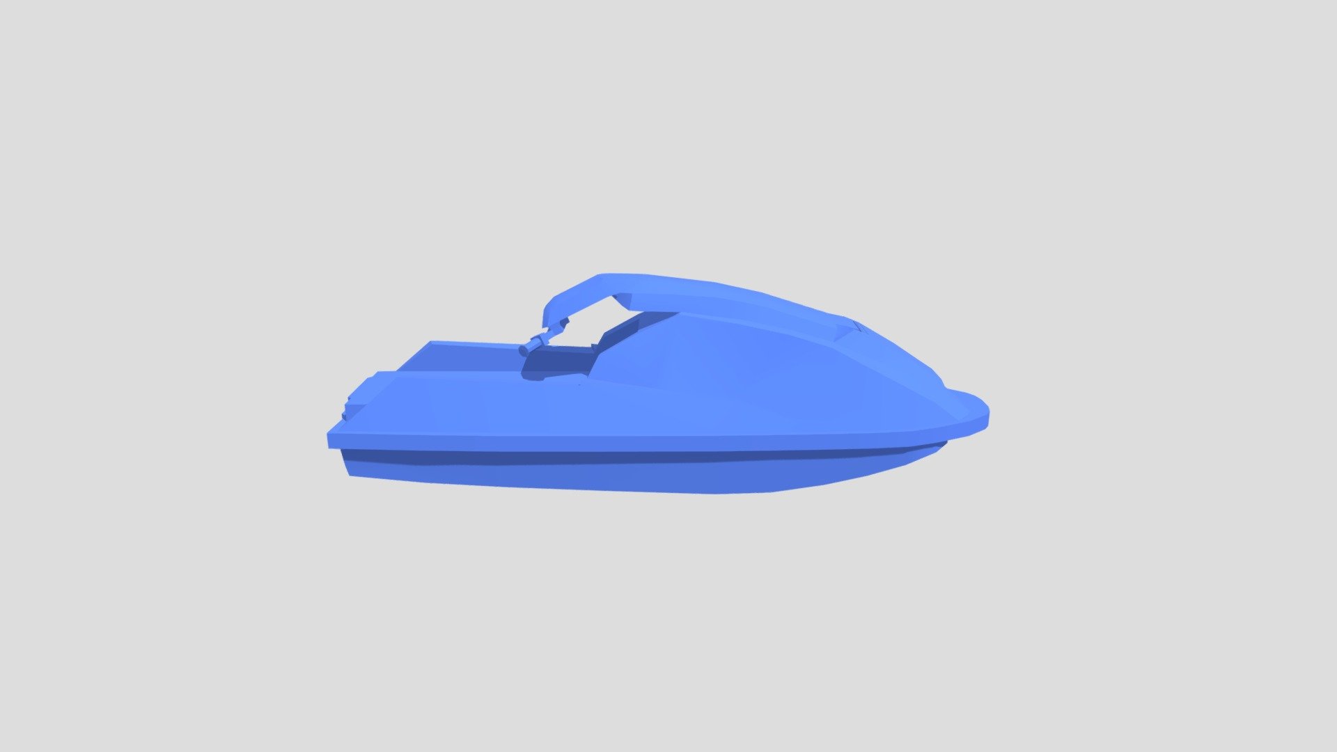 A stand-up jet ski made in Blender 3d model