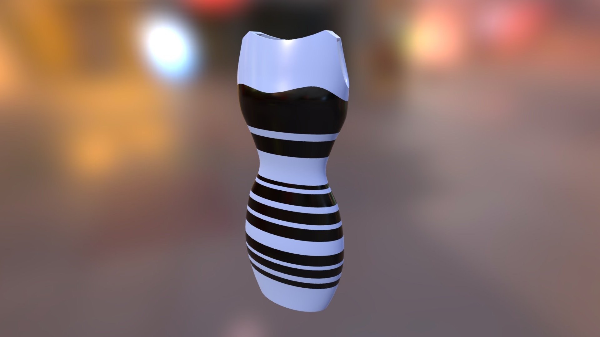 3D printable dress designed by Tinkerine, after the buzz around the Blue/Black or White/Gold dress.

Your understanding: https://skfb.ly/DoVp
White/Gold: https://skfb.ly/DoQF - THE DRESS — BLUE AND BLACK - Download Free 3D model by l o u i s (@louis) 3d model