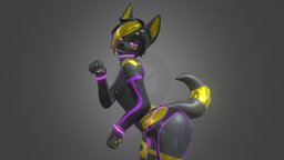 Zapaeryan Blender Commission anthropomorphic, furry, femboy, cute_character, furryfandom, furryart