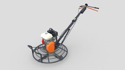 Power Trowel power, trowel, gasoline, work, heavy, concrete, build, site, machine, engine, cement, vibratory, building, industrial