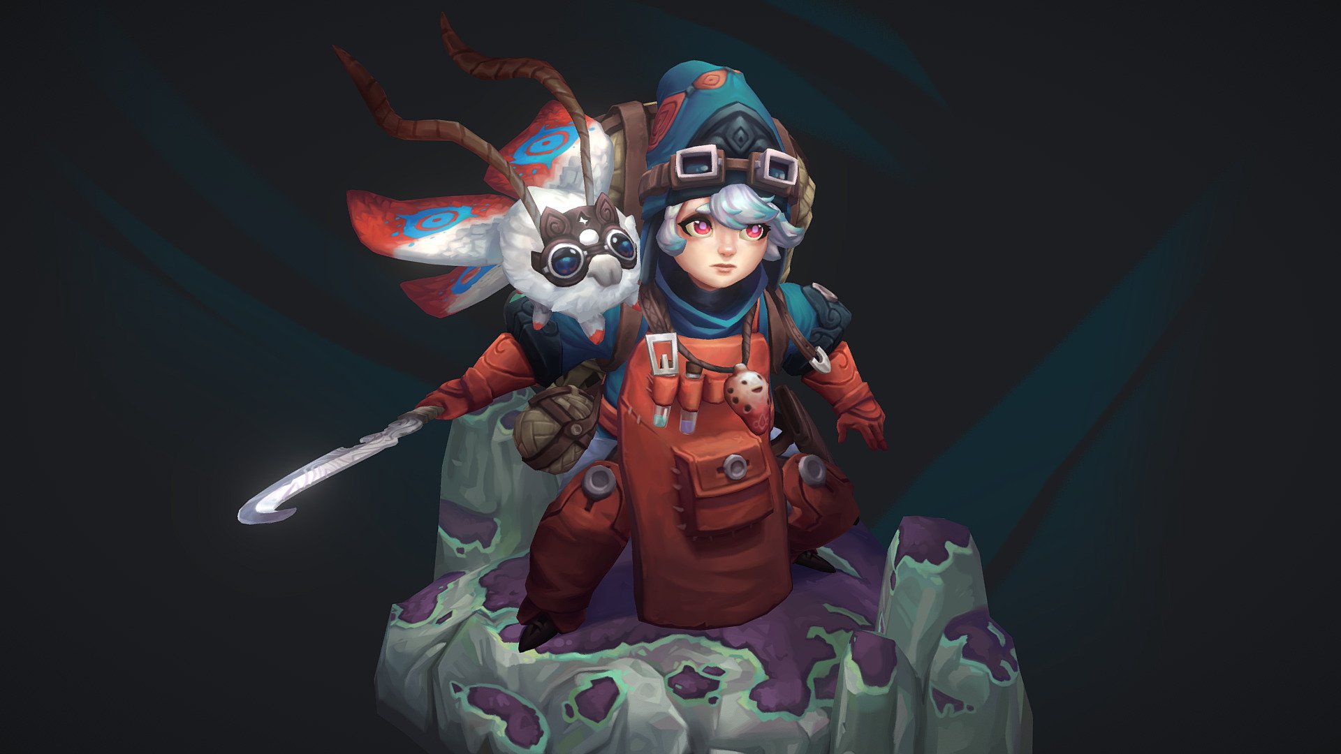 Hey, I'm really happy to share with you my latest project,
I had the chance to work on this project with Kiel Figgins who did an amazing Rig (available on the Kiel Figgins store) and a super cool animation !
Amazing concept art from Edward Tsang
https://www.artstation.com/yeinart
https://www.artstation.com/artwork/bld6Dm
render on artstation :
https://www.artstation.com/kenyart

I tried to adapt the concept art to the league of legend style, special Thanks to Tyler Soo, Alan Albiach, Thomas Guedes for their great feedbacks !

If you want to animate the character ->
https://www.3dfiggins.com/Store/ - Under Strange Suns - 3D model by Keny Bigny (@KenyBigny) 3d model