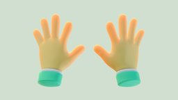 Toon Hands toon, hands, toony, cartoon, emojie