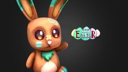 EasterBunny Challenge challenge, handpaint, handpaintedtexture, easter2020challenge, challengetextrure