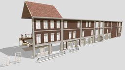 Modular Georgian Walls victorian, buildings, medieval, walls, town, tudor, georgian, house, street, modular