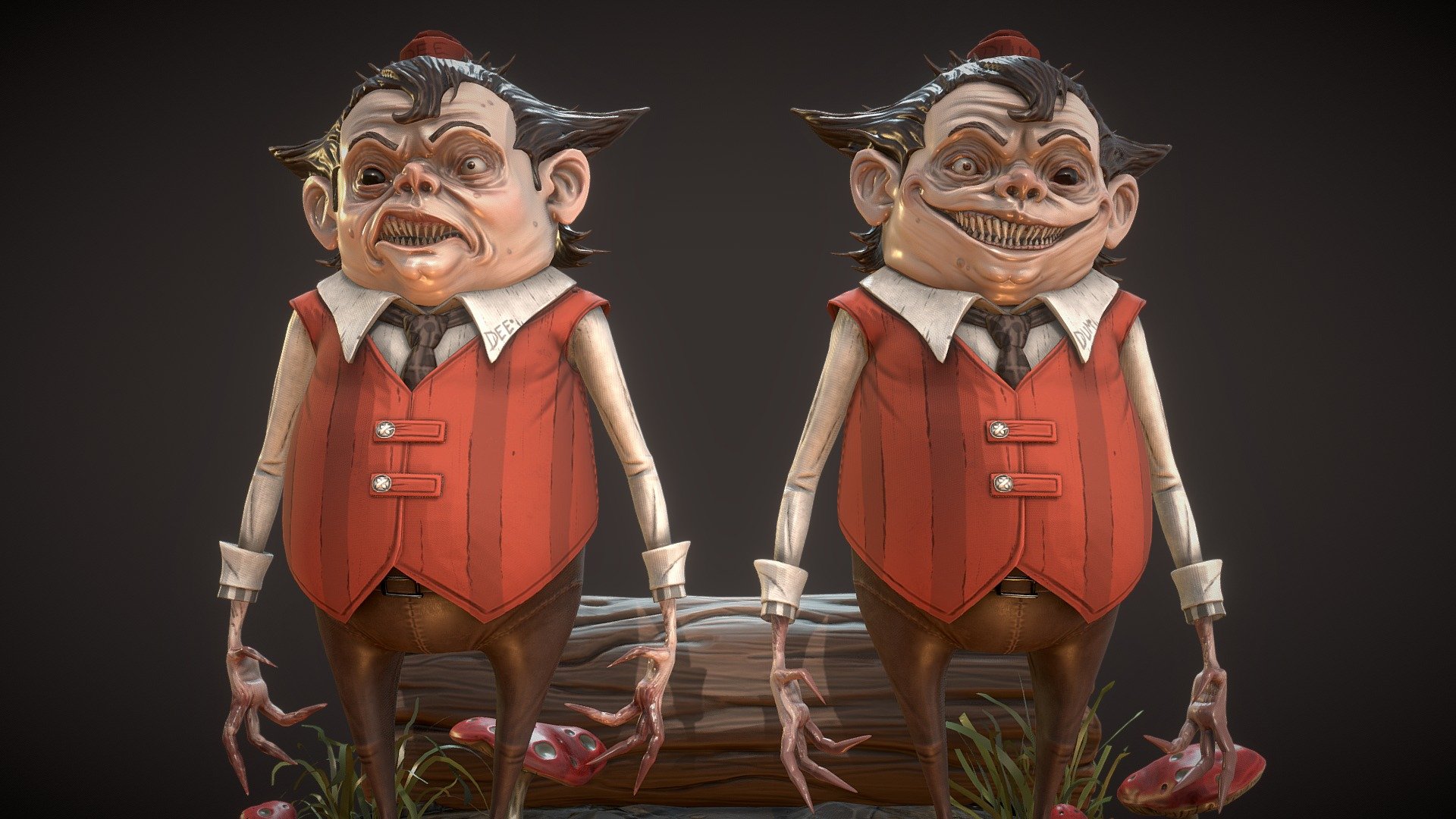 Tweedledee and Tweedledum from &ldquo;through the looking glass