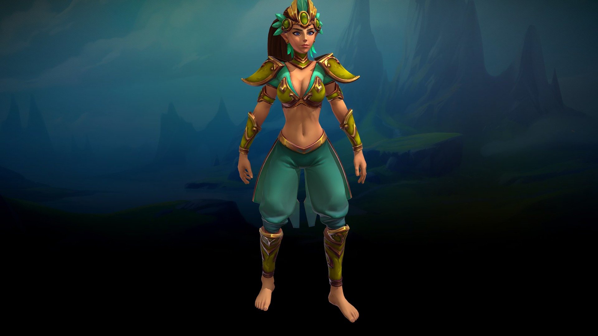 Stylized character for a project.

Software used: Zbrush, Autodesk Maya, Autodesk 3ds Max, Substance Painter - Stylized Elf Priestess - 3D model by N-hance Studio (@Malice6731) 3d model