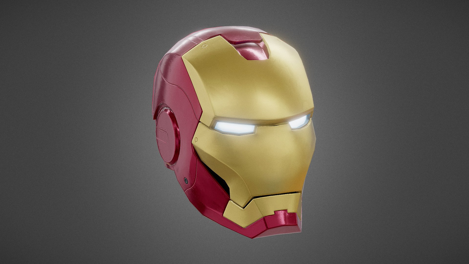 Iron Man mask | Iron Man - 3D model by Max Grützmacher (@maggcks) 3d model