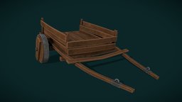 Stylized Wagon medieval, wagon, stylizedmodel, cartoon, gameasset, stylized