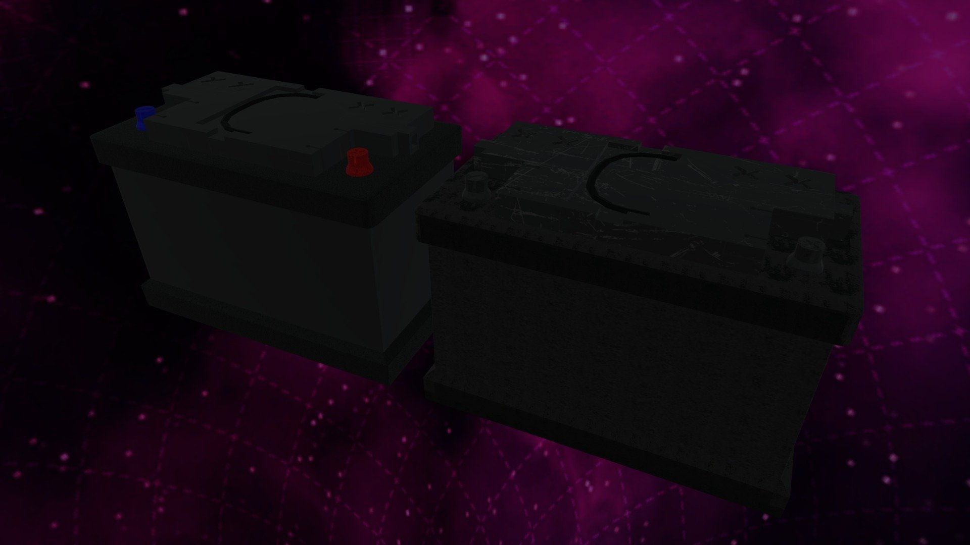 Introducing the Car Battery Clean &amp; Rusted made by ACBRadio, the programs used to make this object are as follows: Blender 2.92.0, Quixel Mixer &amp; G.I.M.P 2.10.4…The ‘Textures’ inclued in this object are the following: Normal, Deffuse…Free of Charge

Note: Changed file format from .Blend to .FBX

360 backdrop’s total poly count: Triangles: 4k Vertices: 2k 

Car Battery Clean/Rusted: Triangles: 4.3k Vertices: 2.3k

:D - Car Battery Clean/Rusted FBX Low Poly FREE - Download Free 3D model by LordSamueliSolo (@LadyLionStudios) 3d model