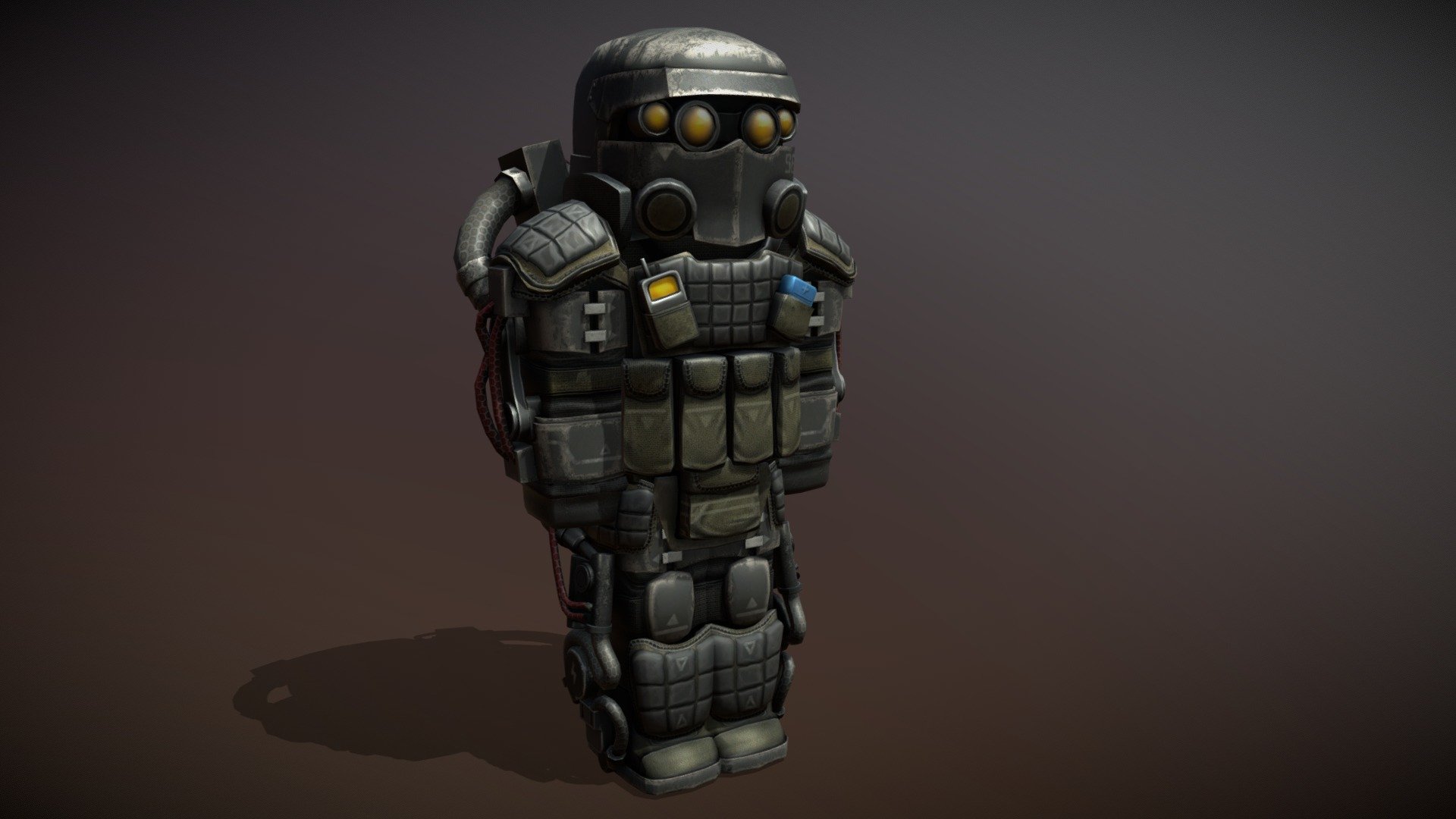 Экзоскелет "Центурион" |STALCRAFT| - 3D model by Илья Пузырь/MrFend (@MrFend) 3d model
