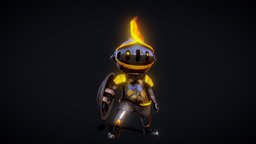 knight of the shield games, eevee, substancepainter, character, 3d, blender3d, gameart, gameready, eeveerender