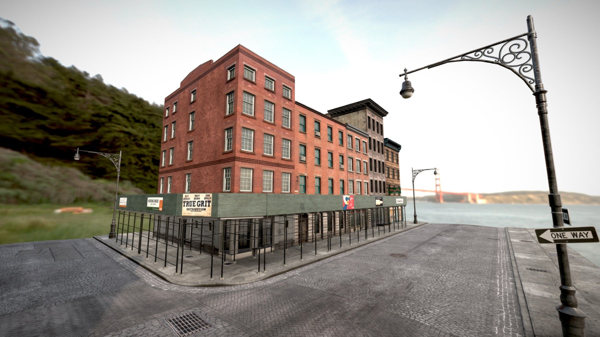 A small but detailed NYC scene based off NYC, Seaport, 32 Peck Slip.

Composed of a street road intersection and 12 beautiful buildings. 5 of them are high poly SoHo NYC buildings. 

I've made each individual building easily accessible so you can dissect it/add new features to it for your personal projects however you desire. 
Have a nice day. 👍

Formats:
.blend
.obj - NYC SoHo Architecture Building Pack - Buy Royalty Free 3D model by 99.Miles 3d model