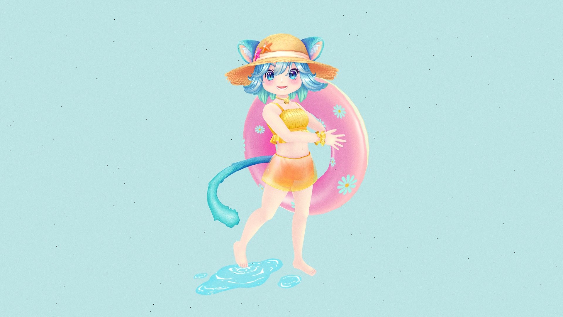 Cat_Carla - 3D model by DGW ASIA (@DGWA) 3d model