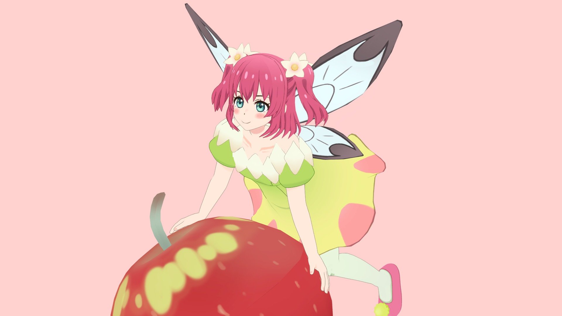 ラブライブ 幻日のヨハネ -SUNSHINE in the MIRROR-よりルビィちゃん - Ruby (Yohane the Parhelion) - 3D model by tarako_ko 3d model