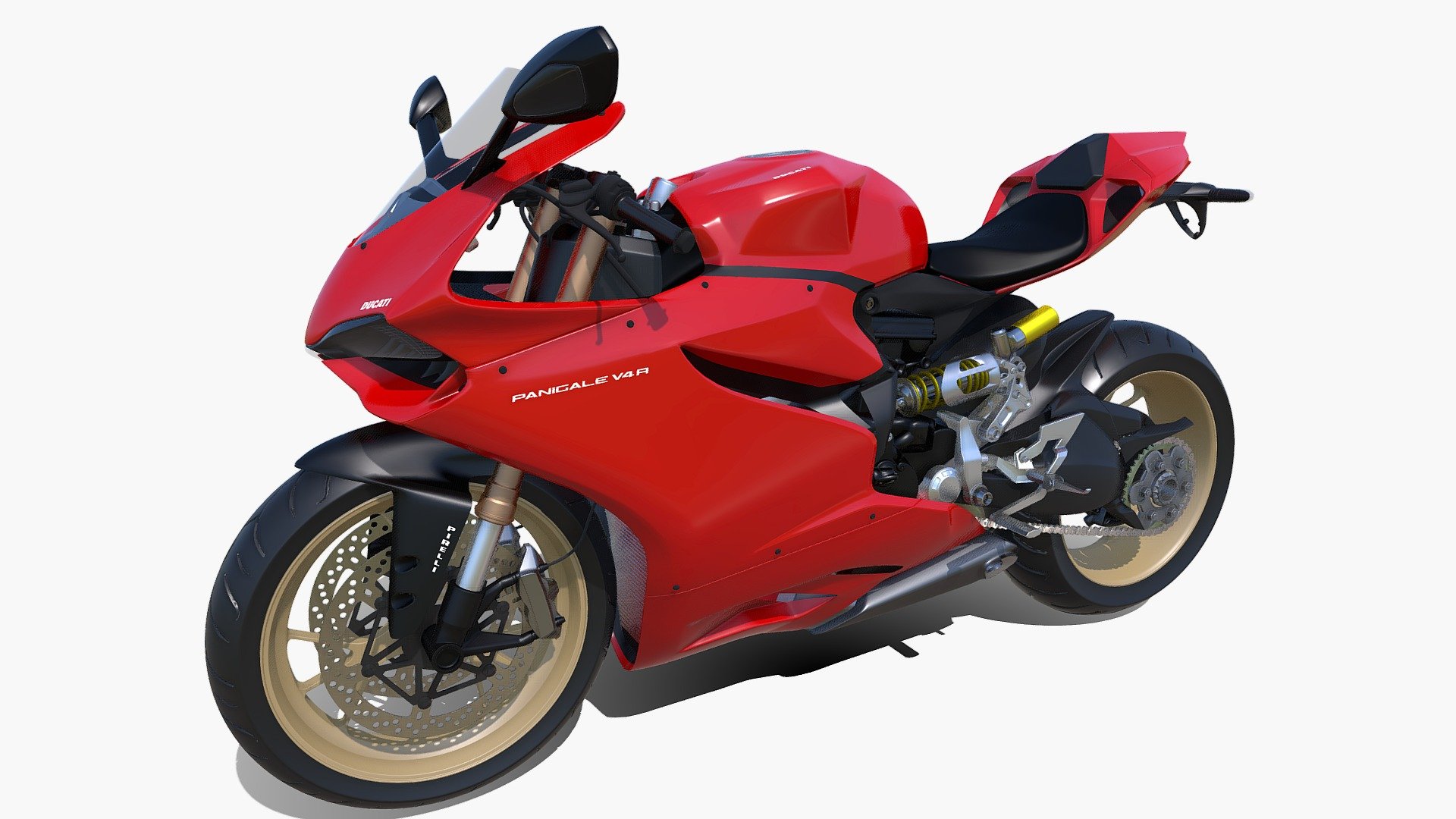 DUCATI FBX - Buy Royalty Free 3D model by Jan Vančík (@JanVancik3D) 3d model