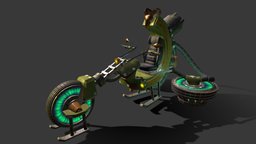 Cyberpunk Motorcycle cyberpunk, motorcycle, substance-designer, ue4, unrealengine4, gamereadyasset, pbr-game-ready, blender, gameready, trimsheet, ue4ready