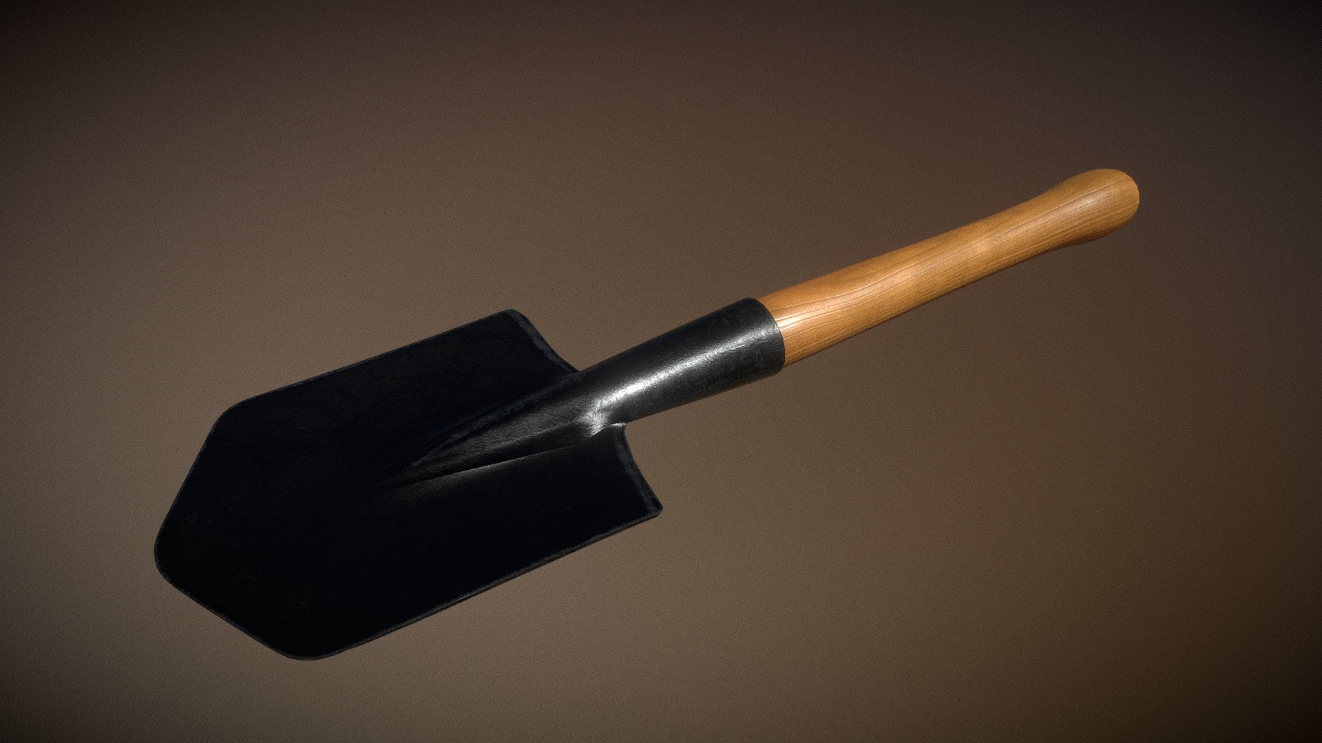 Realistic 3D model of the Shovel survival item.
Workflow: Maya -> ZBrush -> Substance Painter

The model is 2.2k tris and the textures are 4k




Low poly model FBX

All the materials are named

Clean UVs (Non-overlapping)

Real-world scale

5 Texture/Maps - 4096*4096

Diffuse(Albedo)

Ambient occlusion(AO)

Metallic

Roughness

Normal
 - Shovel - Buy Royalty Free 3D model by leandrojsj 3d model