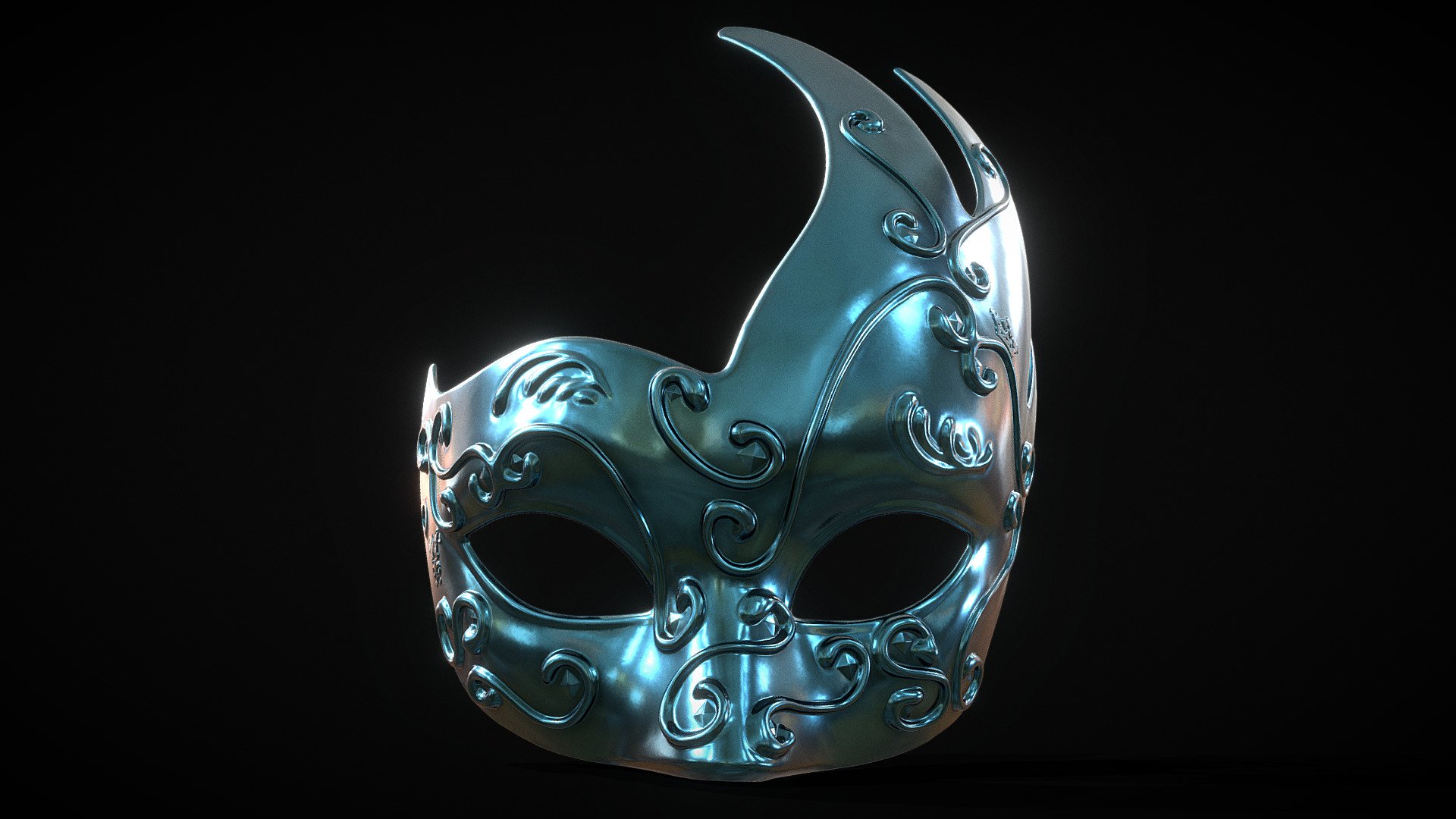 The original function of masks in Venice was both practical and aspirational: a person in a mask could be who they wanted to be, and do what they wanted to do. A poor man could be a nobleman for a day. A woman could act like a man, or vice versa.

STL. format watertight, so good for 3d printing.

Quality enhanced in Zbrush.

&ldquo;Venetian Mask 1