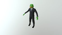 Mr PEPE meme, frog, the, kappa, olaf, rare, xd, pepe