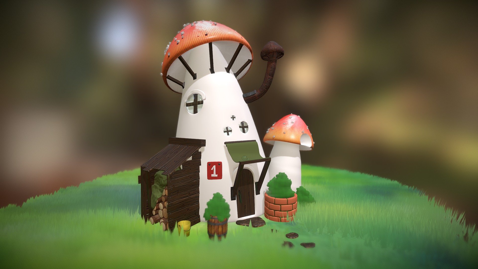 Based on &ldquo;Little forest friends village