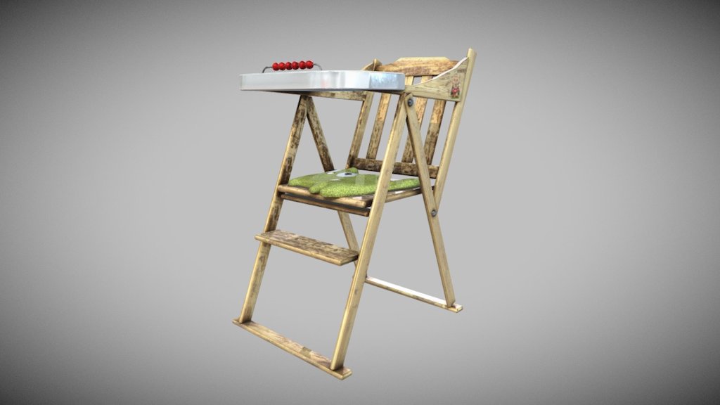 Baby Seat - Download Free 3D model by Francesco Coldesina (@topfrank2013) 3d model