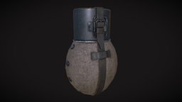 German M31 field canteen ww2, german, canteen, wehrmacht, worldwar2, 1940, low-polly, m31, substancepainter, substance