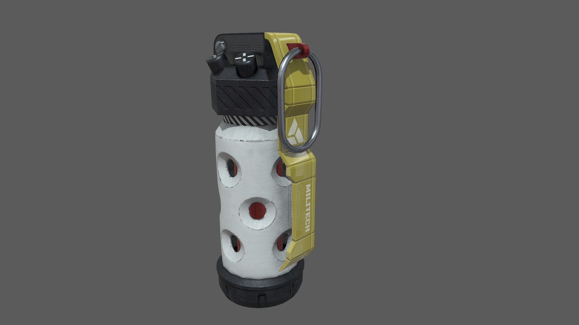 Cyberpunk Stun Granade Prop - Cyberpunk Stun Granade - Buy Royalty Free 3D model by Handrews3D 3d model