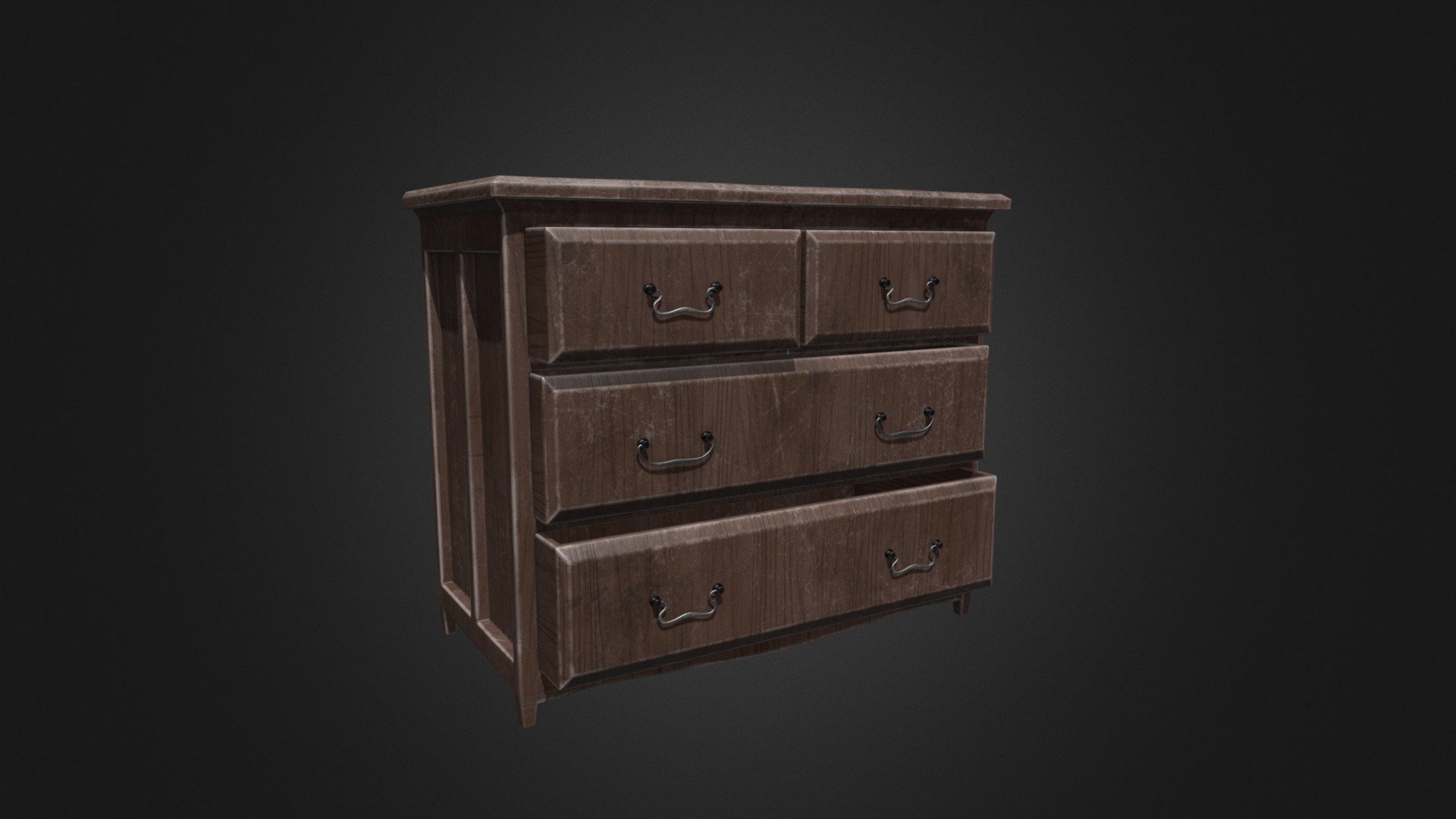 dresser - 3D model by tywonek 3d model