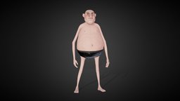 CC4 Boris (CC1 Remastered) toon, slim, old, men, reallusion, tokomotion, cc-character, stylizedcharacter, character, game, animation, stylized, animated, male, funny, rigged