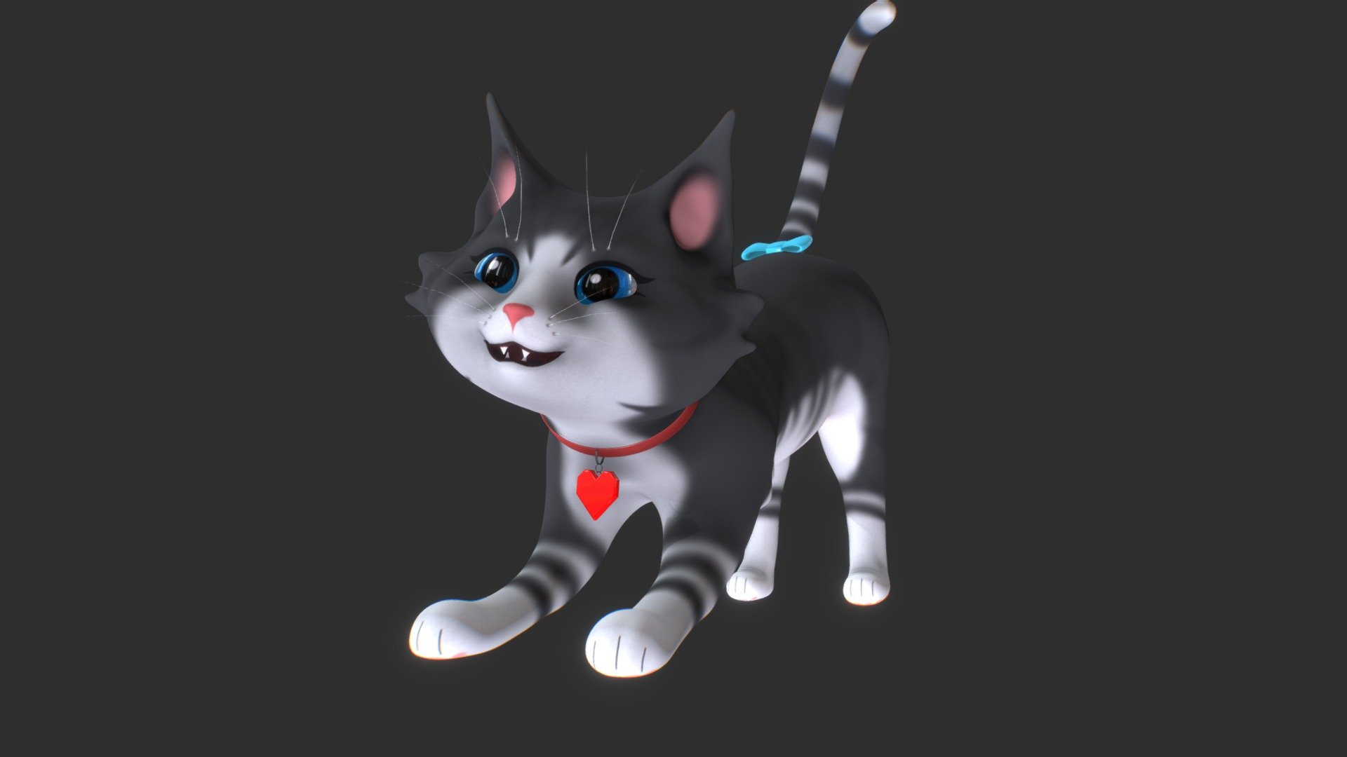 The archive contains .c4d and .obj files. 

The body and eye textures have a resolution of 4096x4096 pixels, the rest - 1000x1000 pixels. All textures in TIF format.

The shape of the model was sculpted in Cinema4D and painted in Mudbox 3d model