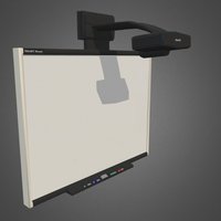 Smartboard by smart interactive, board, smart, ready, science, chalk, chalkboard, blackboard, smartboard, game, blender, blender3d, low, poly, technology