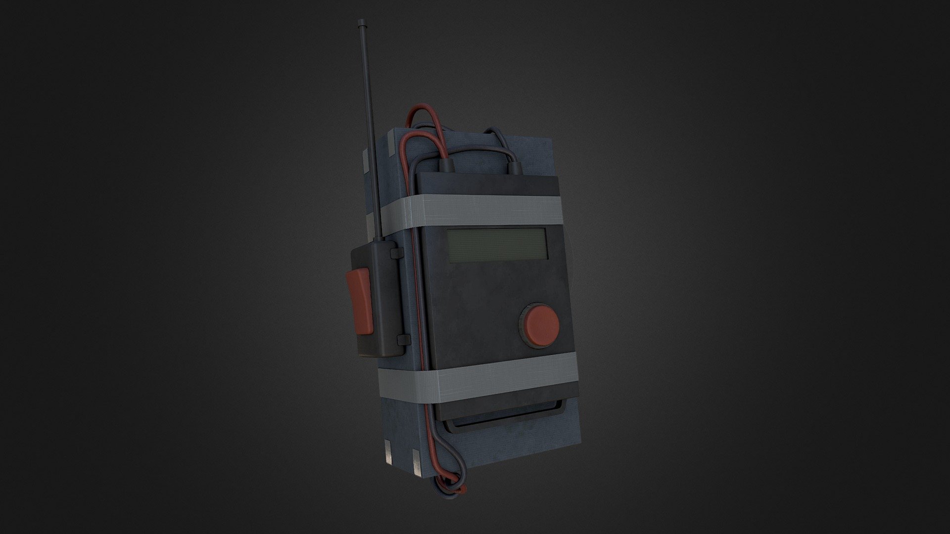 Here lies a basic explosive. Hope ya like it :P - Basic Explosive - Download Free 3D model by Blender3D 3d model