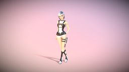 Scarlett Riley: Stylized Sci-Fi Character 3dart, characterart, unityassetstore, gamereadyasset, scifimodels, unity3d