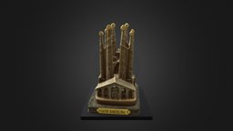 Sagrada Familia (souvenir) arquitectura, barcelona, souvenir, catedral, gaudi, espana, sagradafamilia