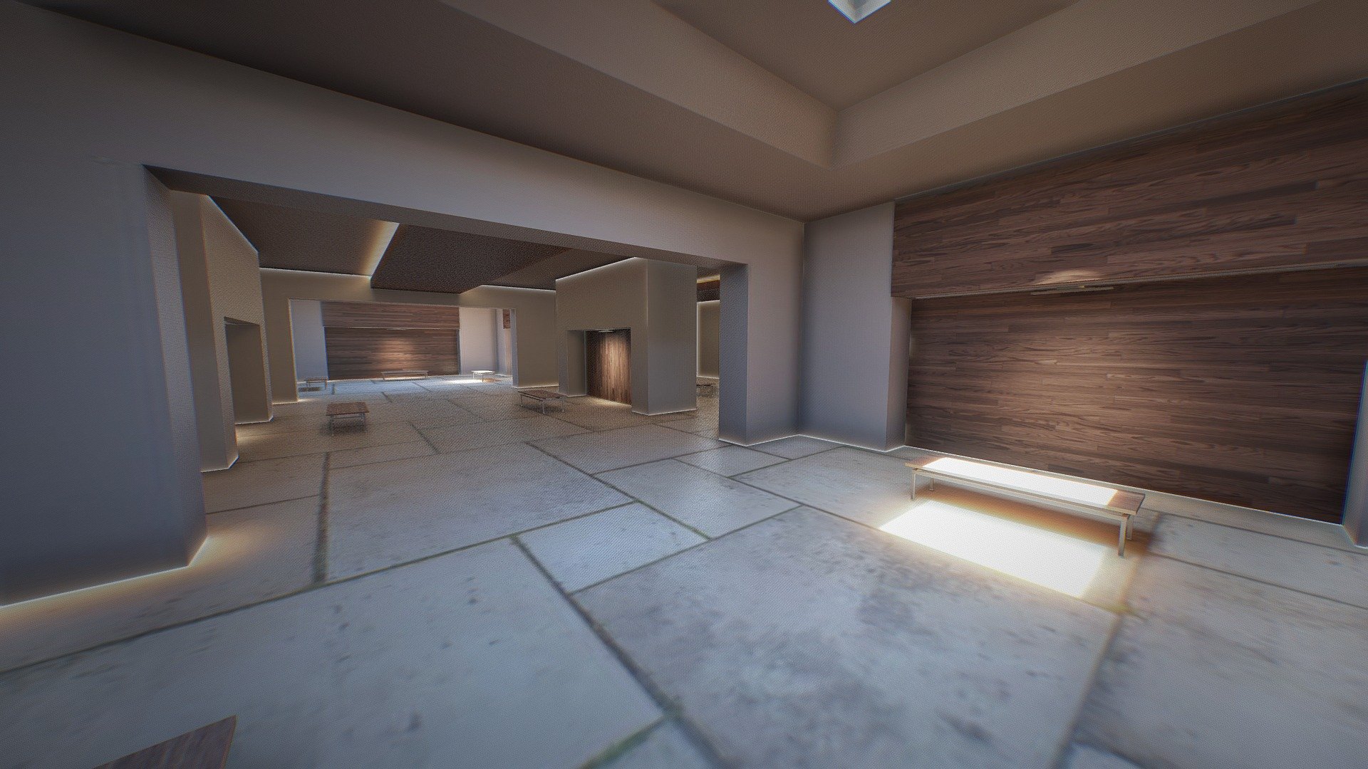 Art Gallery Interior with baked lighting. Files source are textures with obj. If you have any other questions please feel free to reach out 3d model