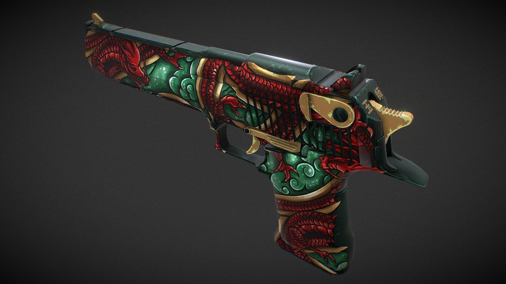 CS:GO Deset Eagle Skin

workshop link: http://steamcommunity.com/sharedfiles/filedetails/?id=1111103876 - JADE WARDEN :: Desert Eagle - 3D model by vlad_icobet 3d model