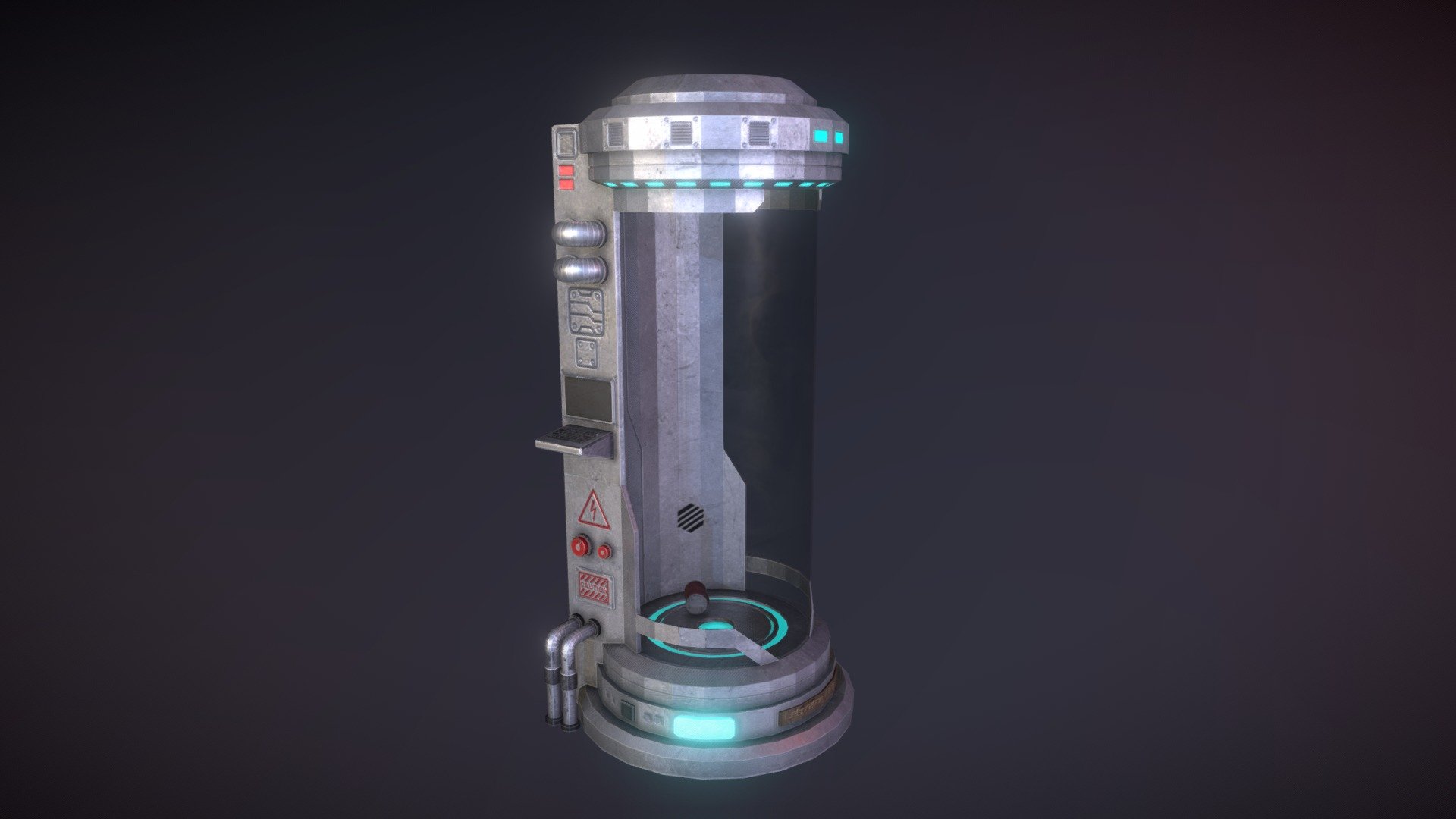 Cyberpunk/Sci-Fi Cryo Chamber used in my Ripperdock diorama.

Modeled and UV mapped in Maya, textured in Substance 3D Painter.

Recreation from scratch of the model made by tran.ha.anh.thu.99. All credits to them since this was just a self-imposed challenge to test my modeling skills.

You can see more of my art in: artstation.com/nachowhy - Cyberpunk Cryo Chamber - 3D model by NachoWhy 3d model
