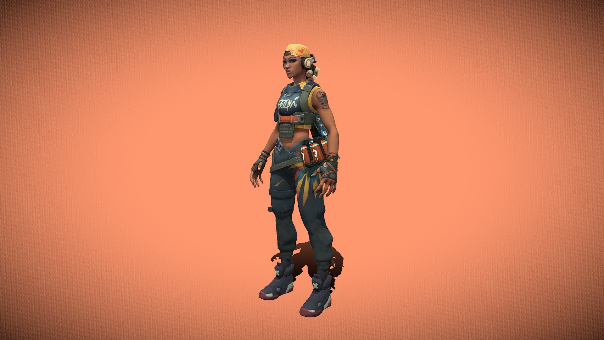 3D model of Raze - Raze - Buy Royalty Free 3D model by umarahmed077 (@umarahmed07) 3d model