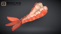 ScampiTailBoiled gamereadyasset, 3dgameasset, bricks3dstudio, vietnam3dartoutsource, scampitailboiled, scampitailboiled3dmodel, scampitailboiled3dasset, scampitailboiledgameready, gamereadyscampitailboiled