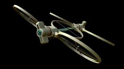 Camera Drone Midpoly Gameready modern, flying, uv, drone, fps, hard, surface, shooter, battle, fpp, game, futuristic, animation, war, material