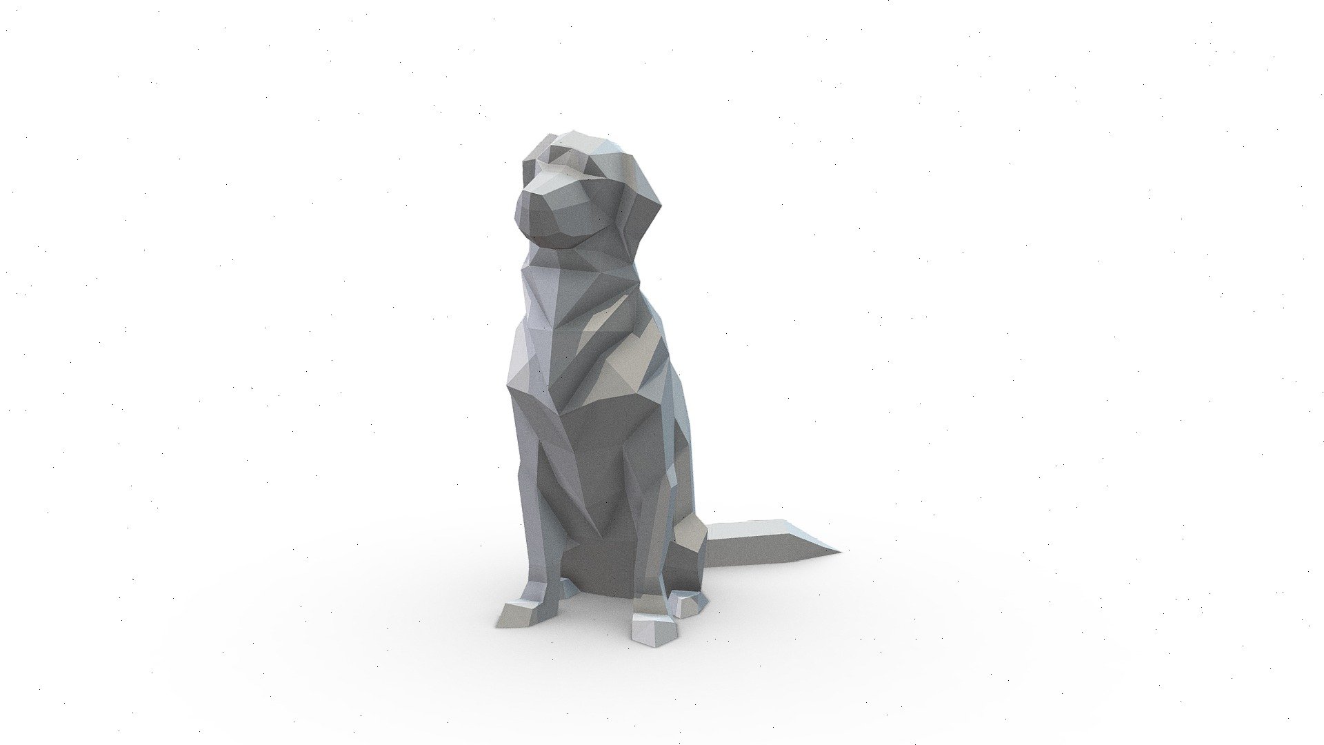 Model designed for metal welding - Golden retriever sitting - Buy Royalty Free 3D model by borisklimov 3d model