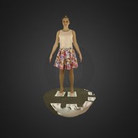 Virágos szoknya agisoft, photoscan