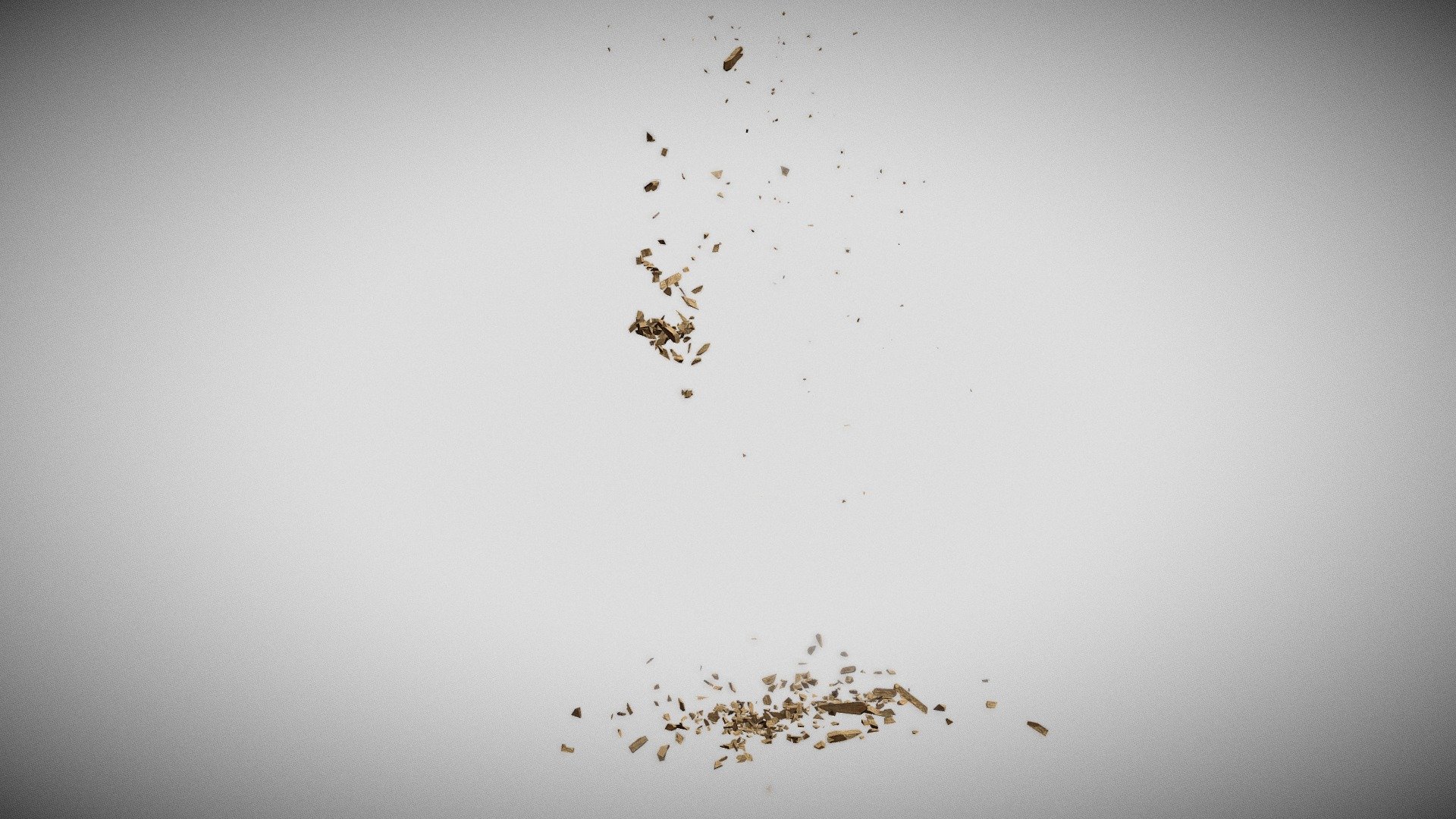 A wood break effect was output by FBX format, using the PBR workflow, you can download it and replace the texture you like. Please let me know if you like it. I will keep to increase these model. Please feel free to give me suggestions.

*Please click the lower left corner time code. (Change it from Second mode to Frame mode)

*Hope you like my other works too*

destruction
https://sketchfab.com/PaulYang/collections/destruction

Balloons
https://sketchfab.com/PaulYang/collections/balloons

Feather
https://sketchfab.com/PaulYang/collections/feather - Wood Debris Fall 01 - Buy Royalty Free 3D model by paulyang 3d model