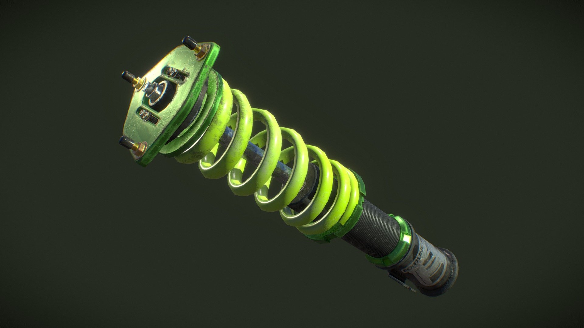 I dedicate this Fortune Auto Coilover to my boyfriend. He has them in his S14 Nissan 240sx 3d model