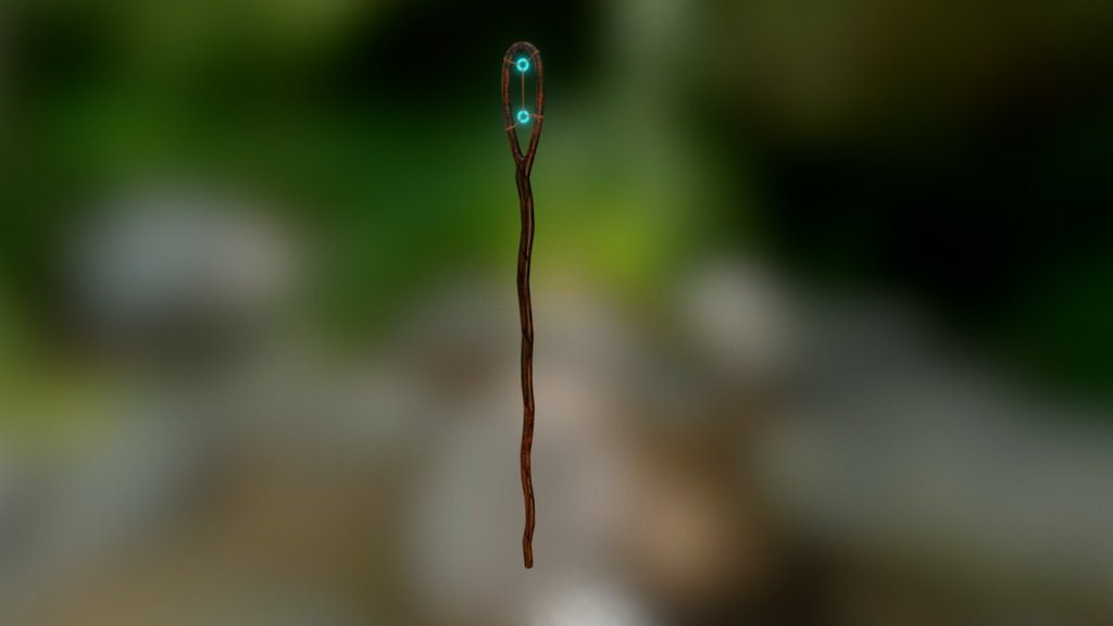 Shaman staff from our Unity fantasy staffs package.  Get it over at the Unity Asset Store!  Linky - Shaman Staff Cracked Crystal - 3D model by adventureforgestudio 3d model